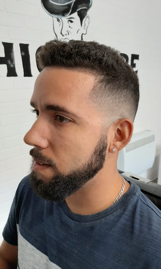 Résultat dégradé et barbe